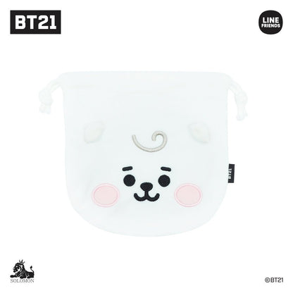 [LINE X BT21] BT21 Baby Face Hand Pouch - K-STAR