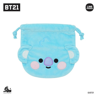 [LINE X BT21] BT21 Baby Face Hand Pouch - K-STAR