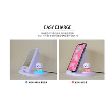 [LINE X BT21] BT21 Baby Fast Wireless Stand Charger + Mirror - K-STAR