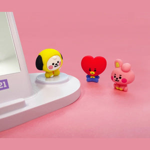 [LINE X BT21] BT21 Baby Fast Wireless Stand Charger + Mirror - K-STAR