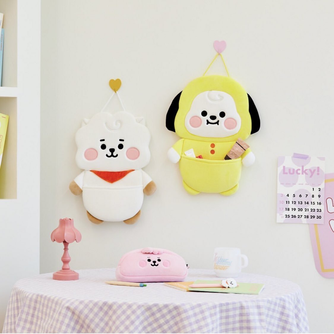 [LINE X BT21] BT21 Baby Hanging Pocket Organizer - K-STAR