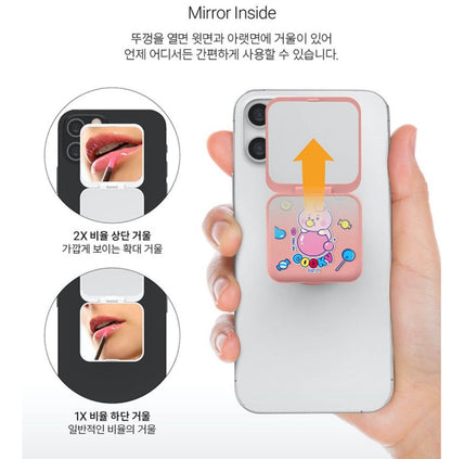 [LINE X BT21] BT21 Baby Jelly Candy Mirror Tok - K-STAR