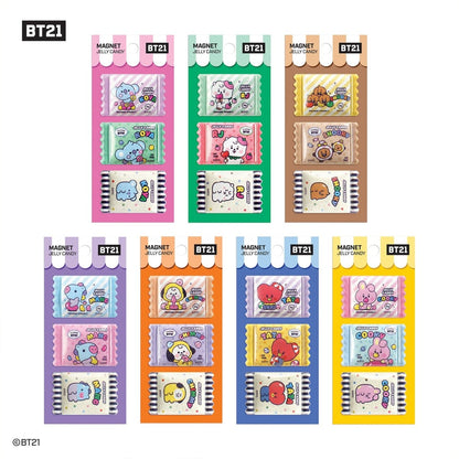 [LINE X BT21] BT21 Baby Magnet Candy Jelly Version - K-STAR