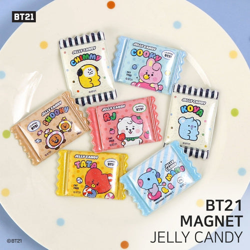 [LINE X BT21] BT21 Baby Magnet Candy Jelly Version - K-STAR