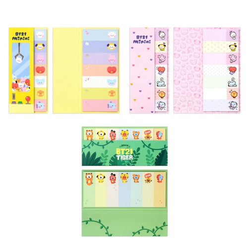 [LINE X BT21] BT21 Baby Minini Sticky Index SET - K-STAR