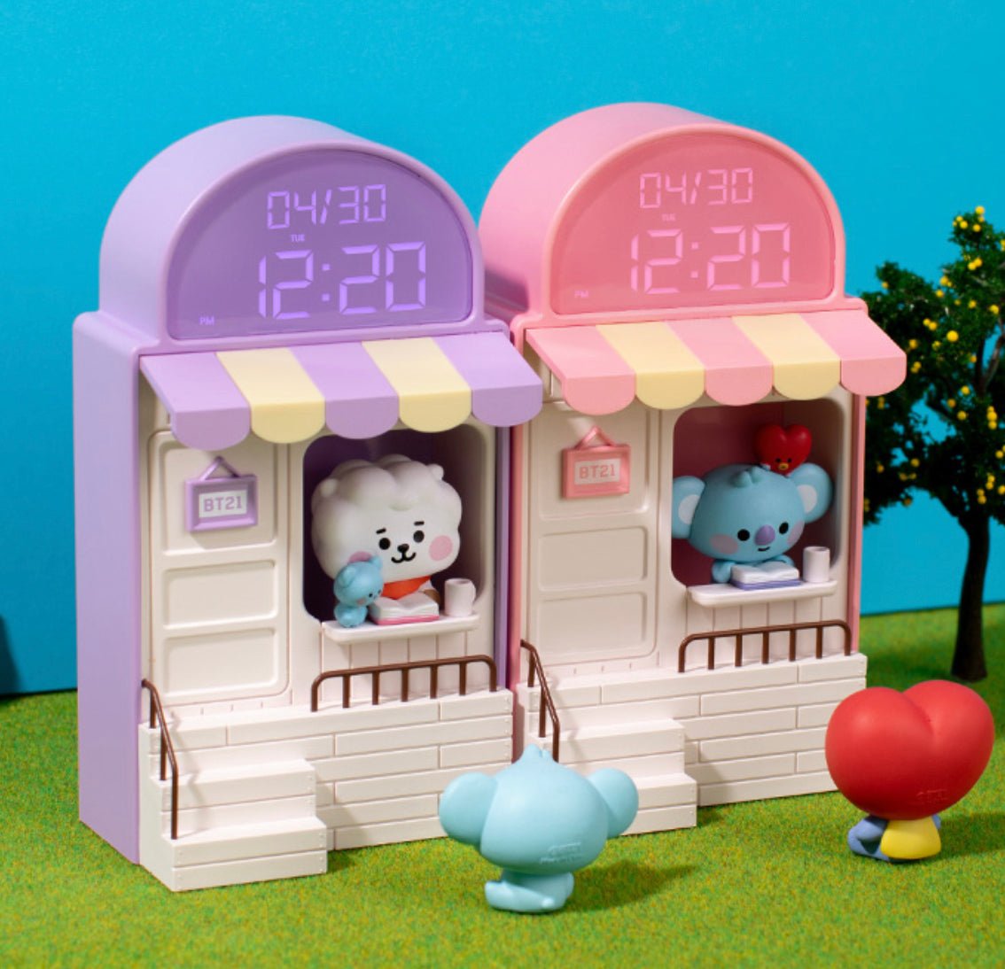 [LINE X BT21] BT21 Baby My Little Buddy Cafe Clock - K-STAR