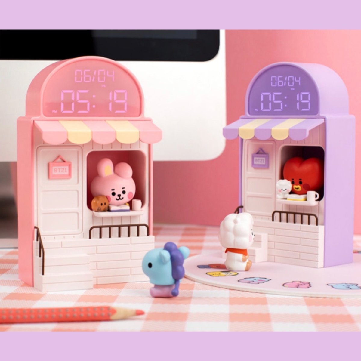 [LINE X BT21] BT21 Baby My Little Buddy Cafe Clock - K-STAR