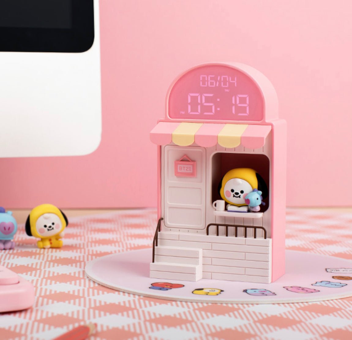 [LINE X BT21] BT21 Baby My Little Buddy Cafe Clock - K-STAR