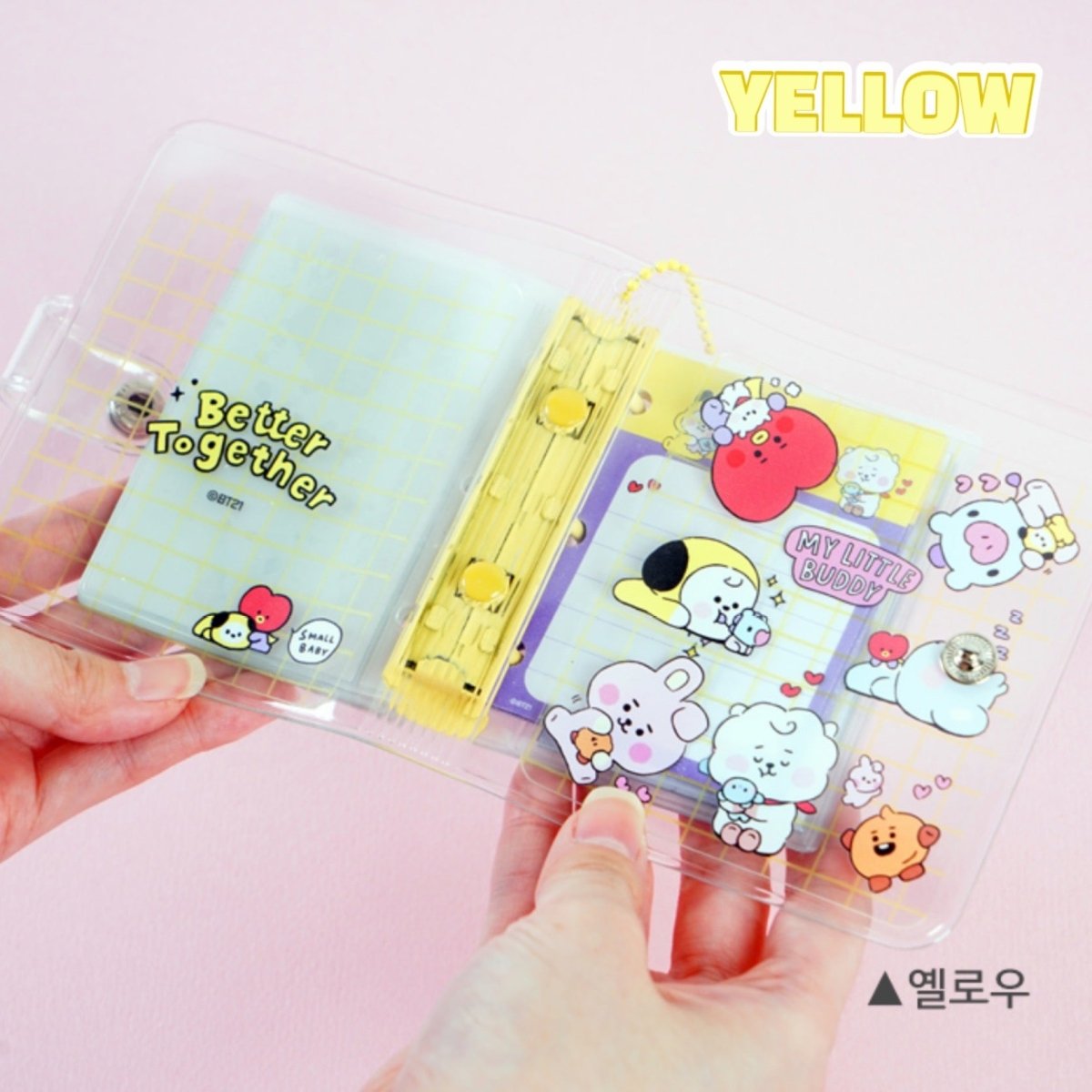 [LINE X BT21] BT21 Baby My Little Buddy Diary and Photocard Binder - K-STAR