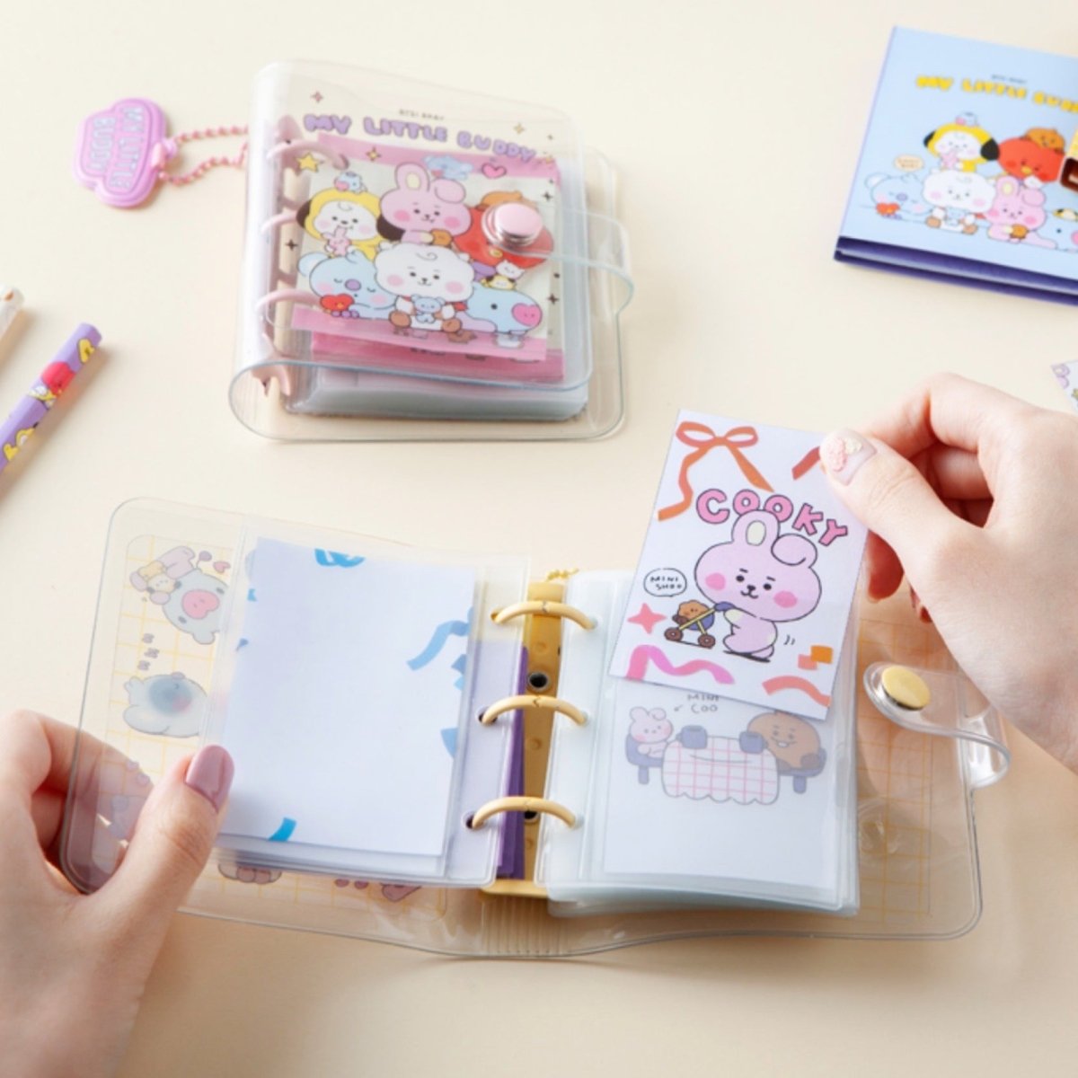 [LINE X BT21] BT21 Baby My Little Buddy Diary and Photocard Binder - K-STAR