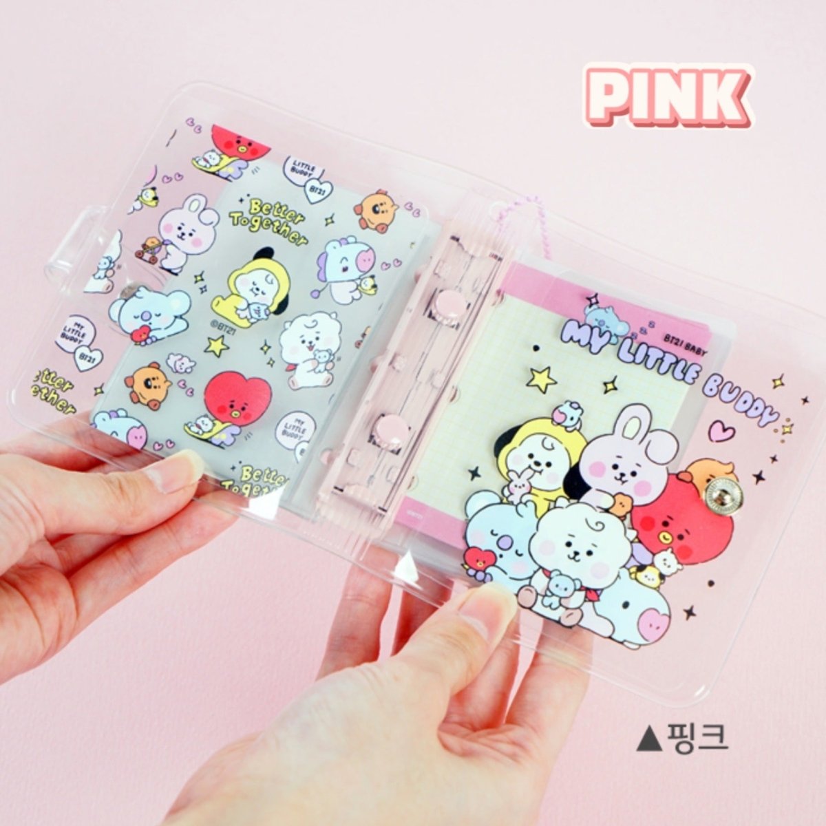 [LINE X BT21] BT21 Baby My Little Buddy Diary and Photocard Binder - K-STAR