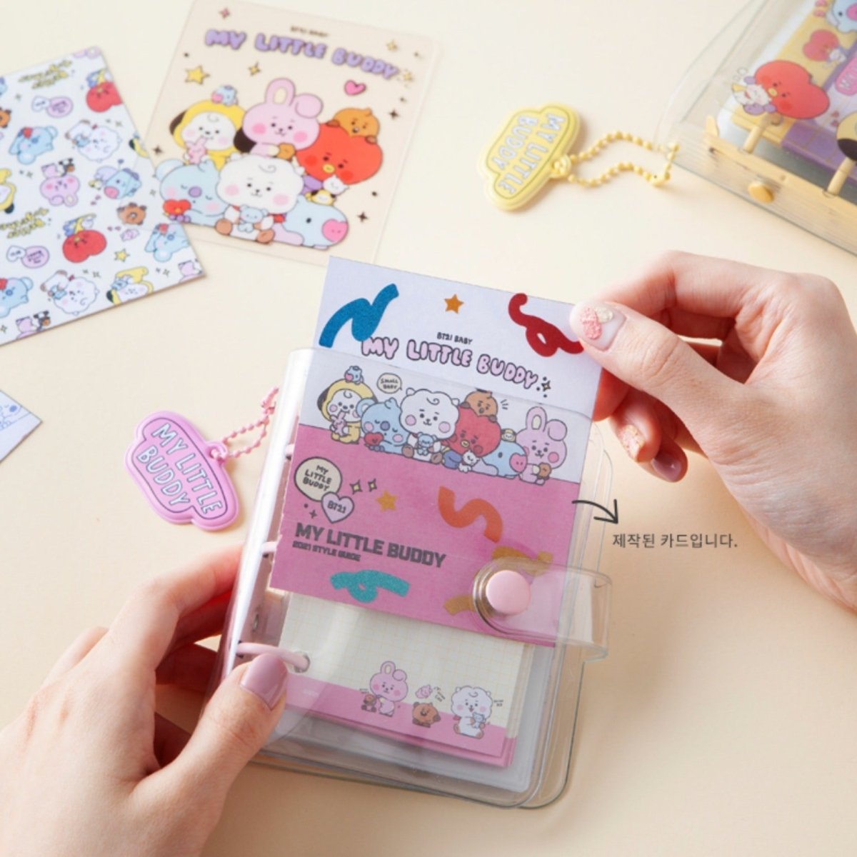 [LINE X BT21] BT21 Baby My Little Buddy Diary and Photocard Binder - K-STAR