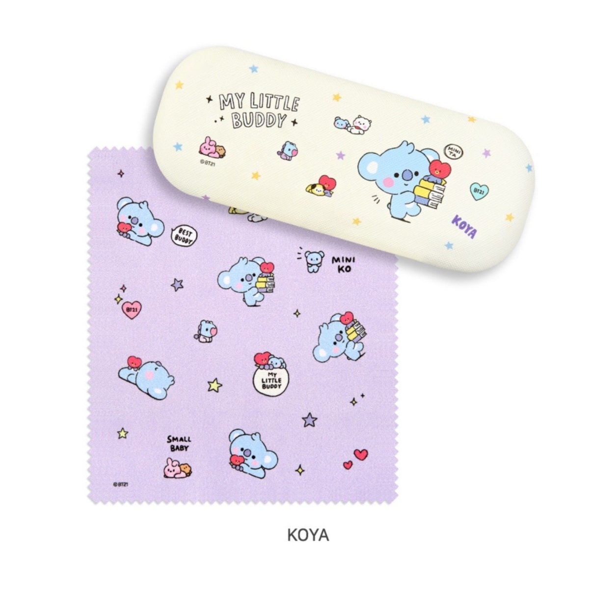 LINE X BT21] BT21 Baby My Little Buddy Glasses Case Set – K-STAR