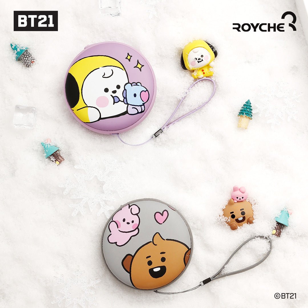[LINE X BT21] BT21 Baby My Little Buddy Hand Warmer + Power Bank 4300mAh - K-STAR