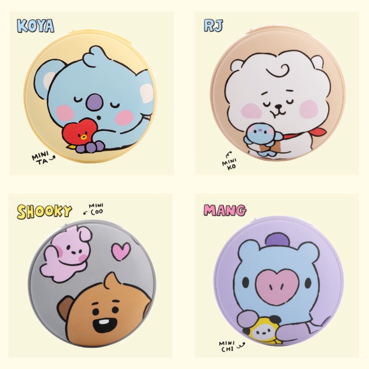[LINE X BT21] BT21 Baby My Little Buddy Hand Warmer + Power Bank 4300mAh - K-STAR