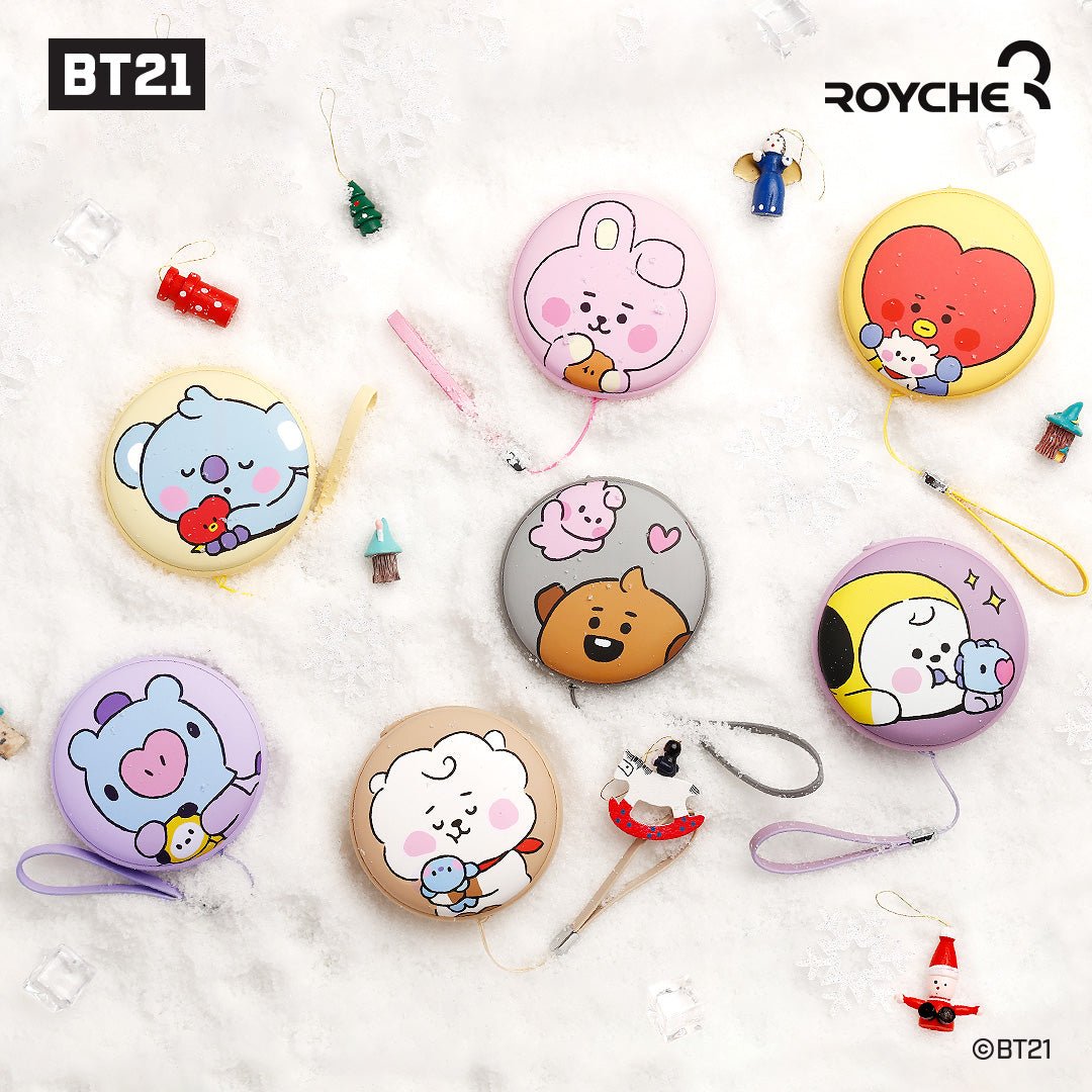 [LINE X BT21] BT21 Baby My Little Buddy Hand Warmer + Power Bank 4300mAh - K-STAR