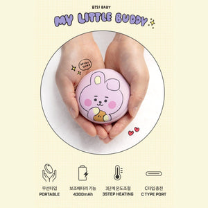 [LINE X BT21] BT21 Baby My Little Buddy Hand Warmer + Power Bank 4300mAh - K-STAR