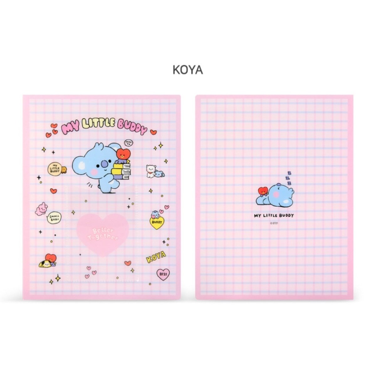 [LINE X BT21] BT21 Baby My Little Buddy Photocard Binder Album - K-STAR