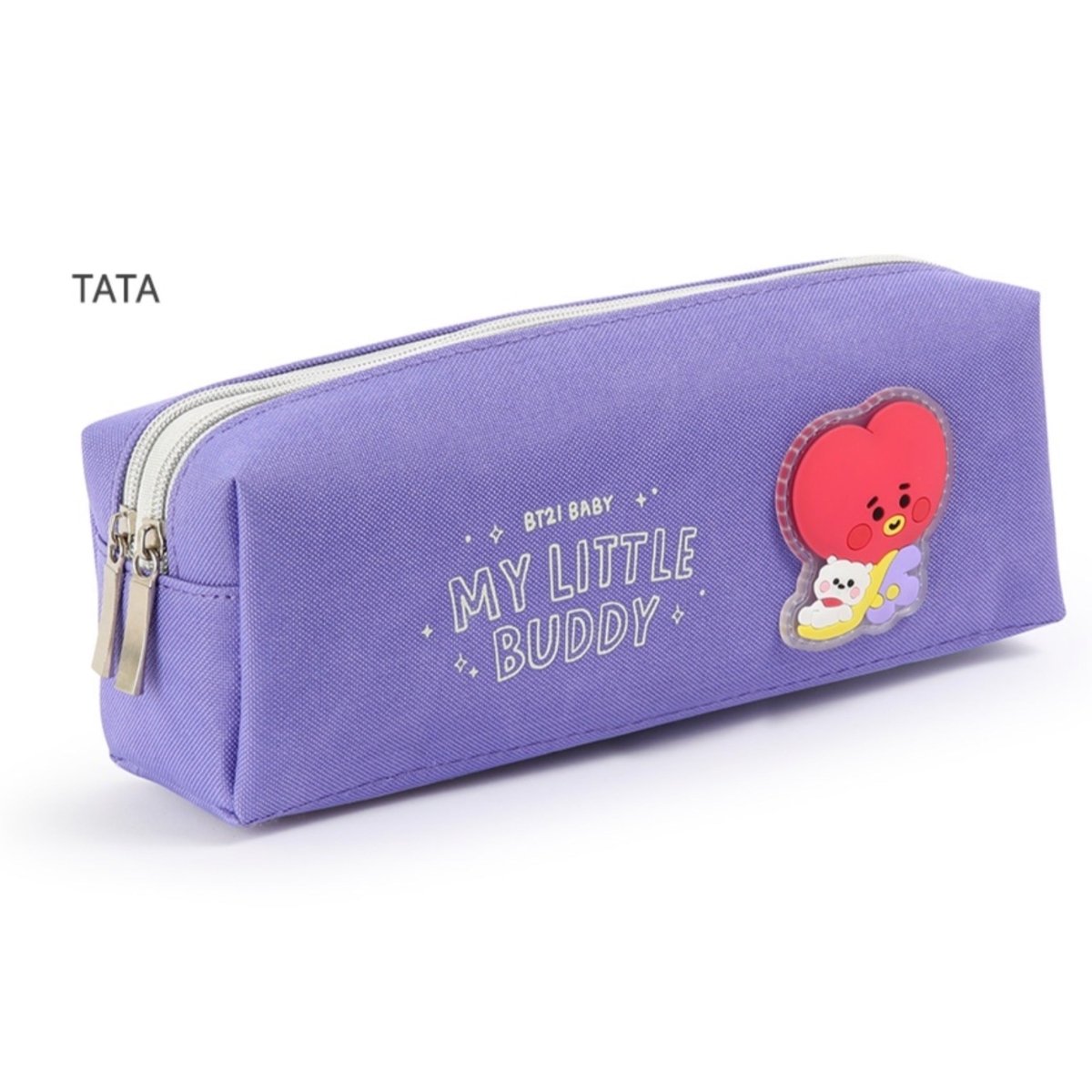 [LINE X BT21] BT21 Baby My Little Buddy Twin Pocket Pen Pouch - K-STAR
