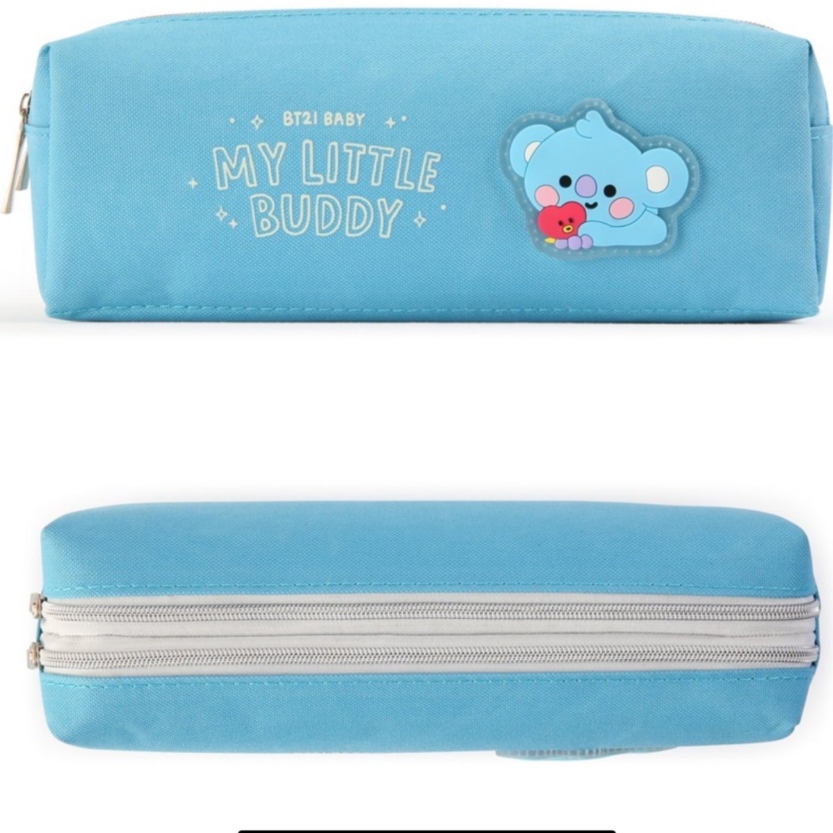 [LINE X BT21] BT21 Baby My Little Buddy Twin Pocket Pen Pouch - K-STAR