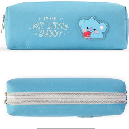 [LINE X BT21] BT21 Baby My Little Buddy Twin Pocket Pen Pouch - K-STAR