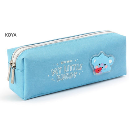 [LINE X BT21] BT21 Baby My Little Buddy Twin Pocket Pen Pouch - K-STAR
