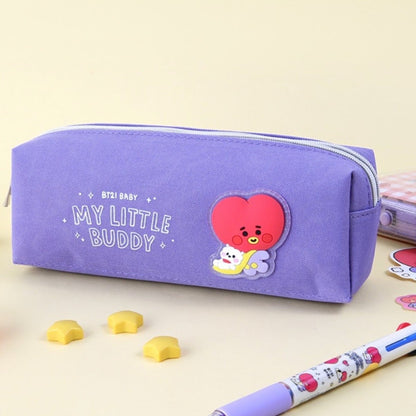 [LINE X BT21] BT21 Baby My Little Buddy Twin Pocket Pen Pouch - K-STAR