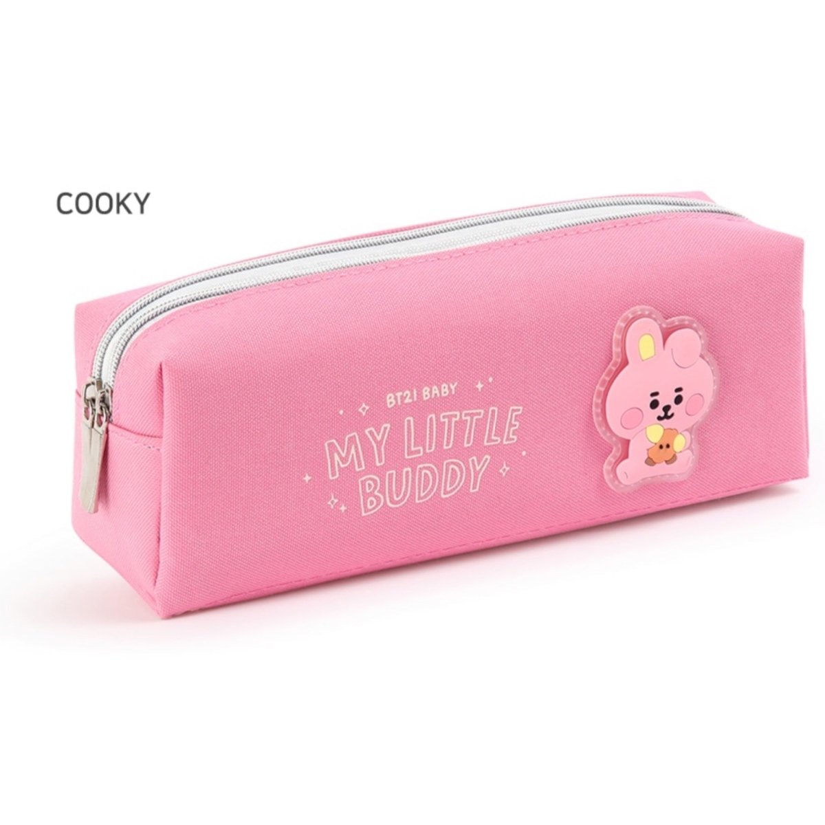 [LINE X BT21] BT21 Baby My Little Buddy Twin Pocket Pen Pouch - K-STAR