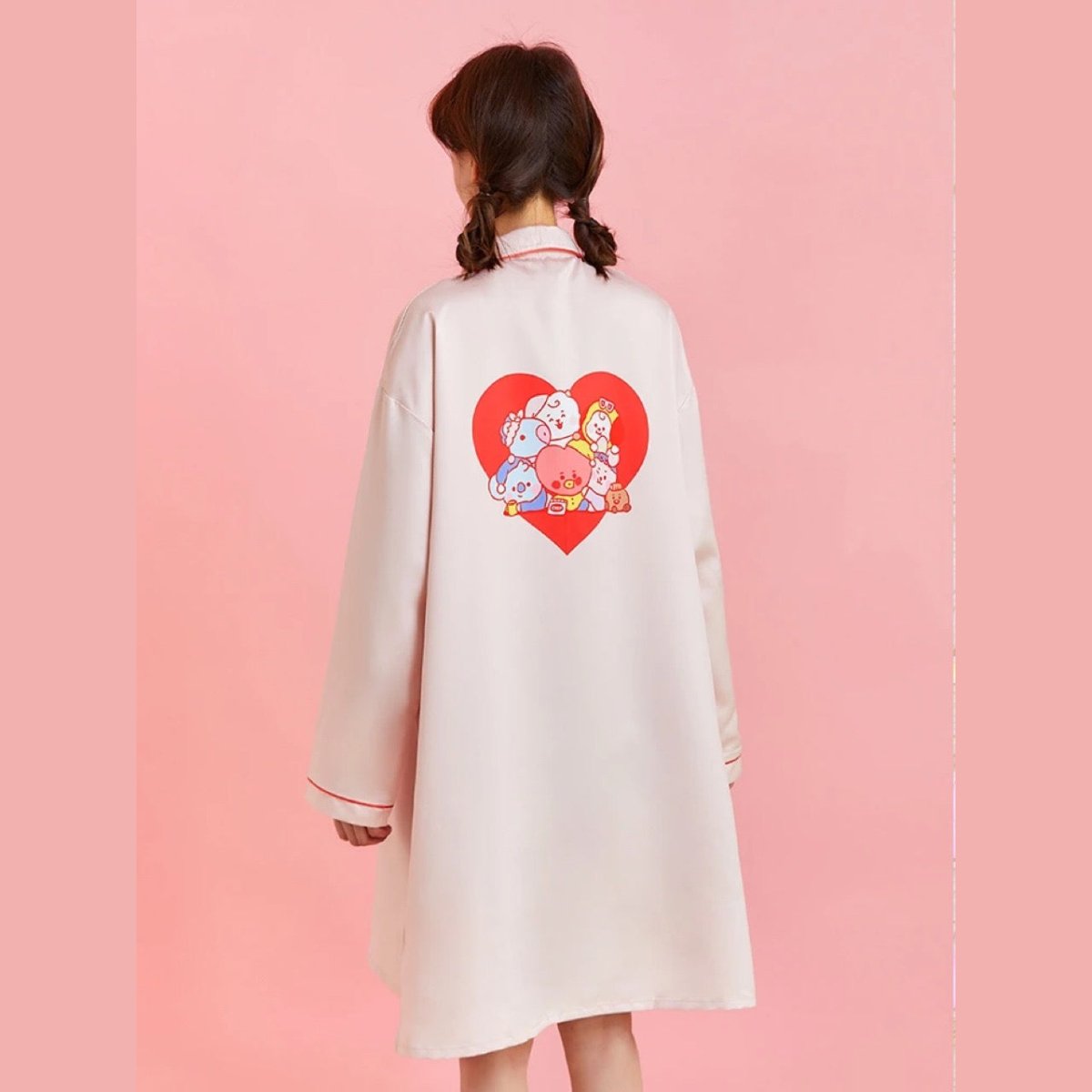 [LINE X BT21] BT21 Baby Party Night Dress Pajama (2 Types) - K-STAR