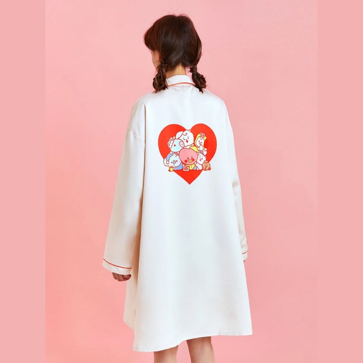 [LINE X BT21] BT21 Baby Party Night Dress Pajama (2 Types) - K-STAR