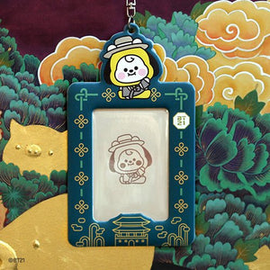 [LINE X BT21] BT21 Baby Photocard Holder Keyring Hanbok Ver. - K-STAR