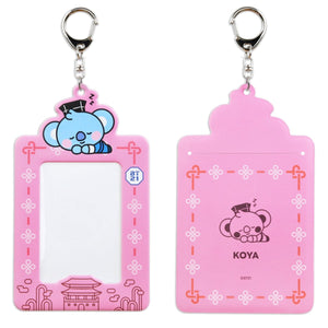 [LINE X BT21] BT21 Baby Photocard Holder Keyring Hanbok Ver. - K-STAR