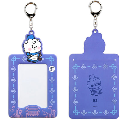 [LINE X BT21] BT21 Baby Photocard Holder Keyring Hanbok Ver. - K-STAR