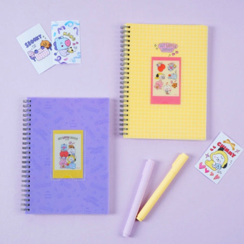 [LINE X BT21] BT21 Baby Photocard Pocket Spring Note My Little Buddy Ver 2SET. - K-STAR