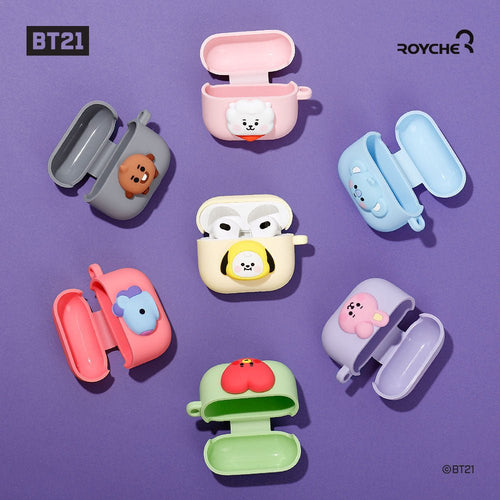 [LINE X BT21] BT21 Baby Silicone AirPods3 Case - K-STAR