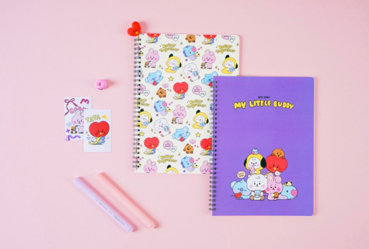 [LINE X BT21] BT21 Baby Spring Note My Little Buddy Ver 2SET. - K-STAR