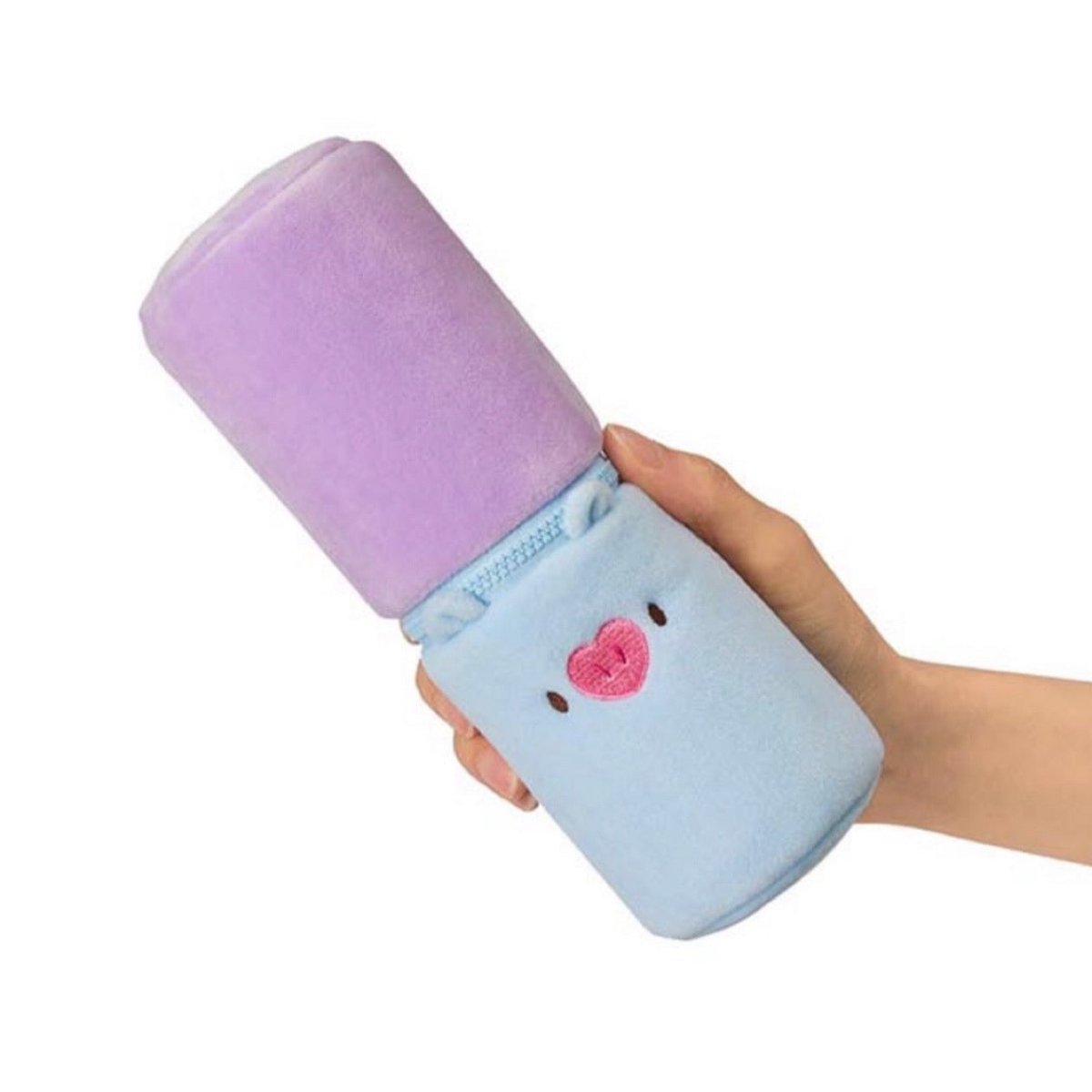 [LINE X BT21] BT21 Baby Study With Me Face Pencil Case - K-STAR