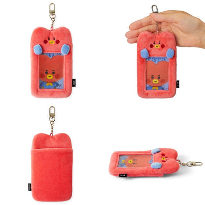 [LINE X BT21] BT21 Baby Study With Me Photocard Holder Keyring - K-STAR