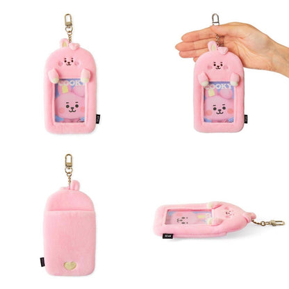 [LINE X BT21] BT21 Baby Study With Me Photocard Holder Keyring - K-STAR