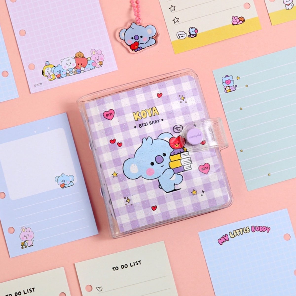 [LINE X BT21] BT21 Baby Time to Party Mini Note - K-STAR