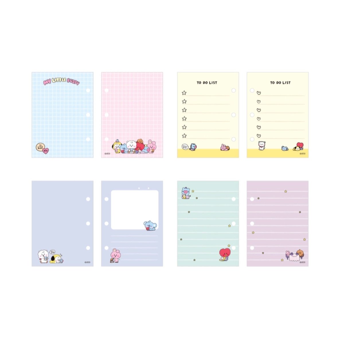 [LINE X BT21] BT21 Baby Time to Party Mini Note - K-STAR