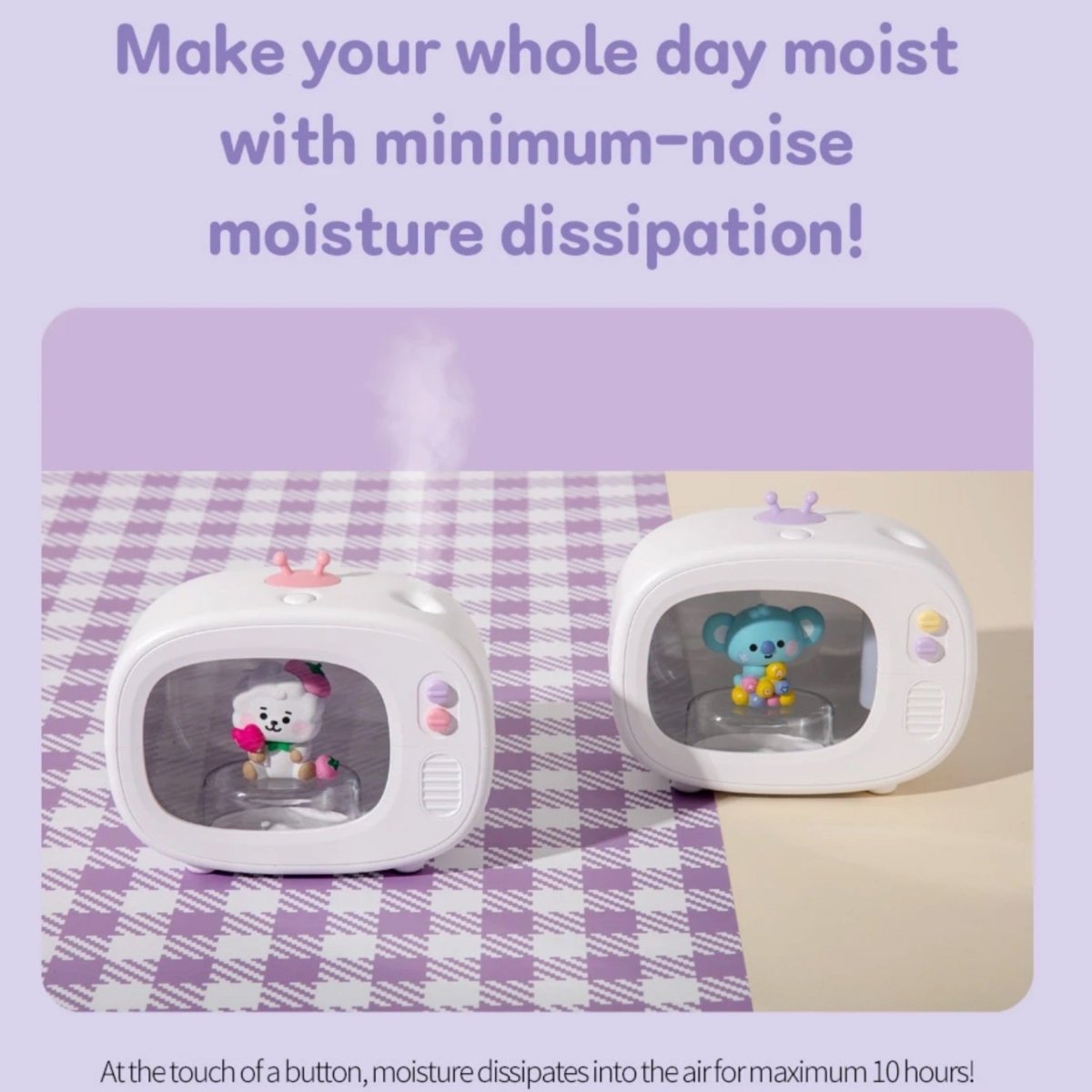 [LINE X BT21] BT21 Baby TV Mood Light Humidifier - K-STAR