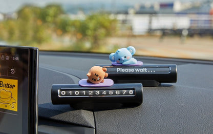 [LINE X BT21] BT21 Baby Vehicle Number Plate - K-STAR