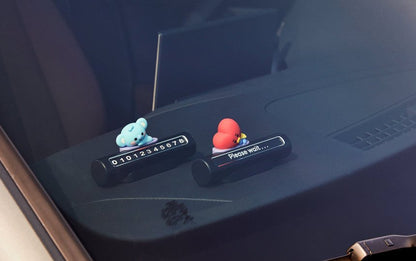 [LINE X BT21] BT21 Baby Vehicle Number Plate - K-STAR