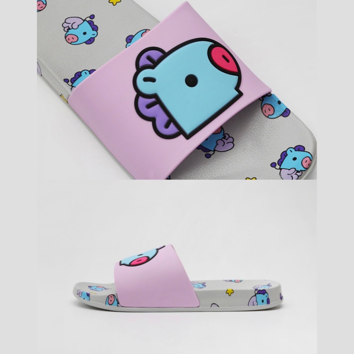 [LINE X BT21] BT21 Drawing Slippers - K-STAR