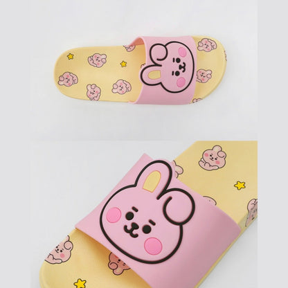 [LINE X BT21] BT21 Drawing Slippers - K-STAR