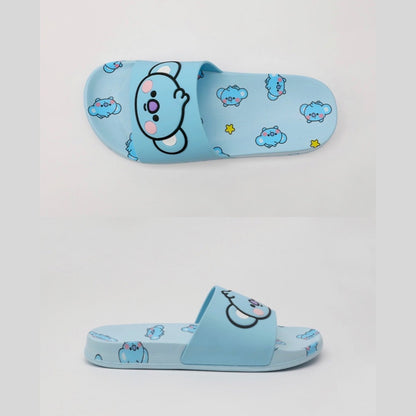 [LINE X BT21] BT21 Drawing Slippers - K-STAR