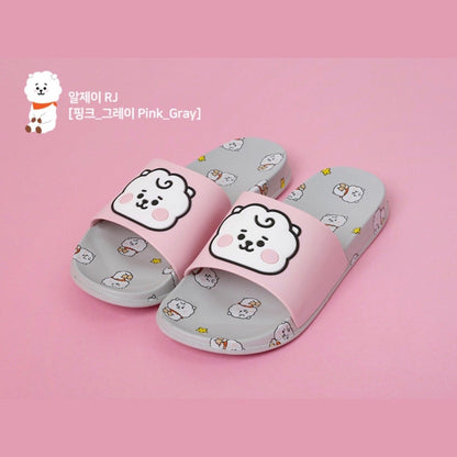 [LINE X BT21] BT21 Drawing Slippers - K-STAR