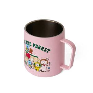 [LINE X BT21] BT21 In The Forest Doll Picnic Stainless Mug 400ml - K-STAR