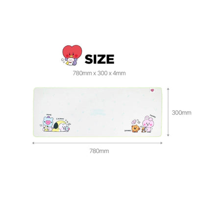 [LINE X BT21] BT21 Little Buddy Baby Long Mouse Pad - K-STAR